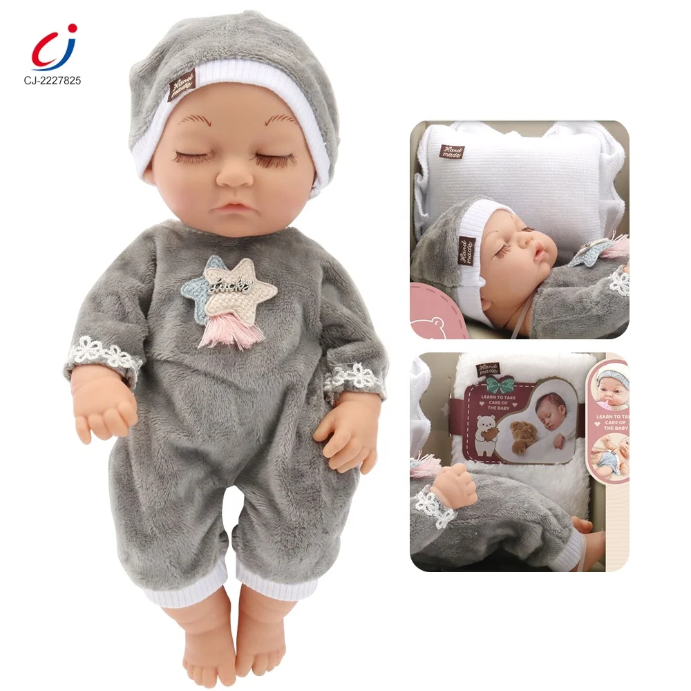 Wholesale boneca reborn 10 inch lifelike soft silicone realistic reborn baby dolls soft silicone vinyl newborn baby doll