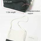 Handbag Custom Canvas Tote Handbag Shoulder Bucket Bag Crossbody Purses With Pockets