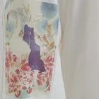 Women Pants 2020 Hot Sale Women Casual Denim Jeans White Print Wide Leg Jeans Pants