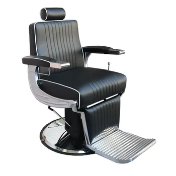 Luxury Black Reclining Hairdressing Chair Premium Heavy Duty Hydraulic Barber Chair for Wholesale