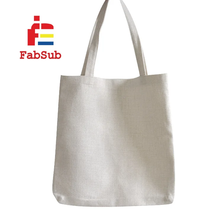lp-ln-sb Sublimation linen cotton bag heat press custom design printing 