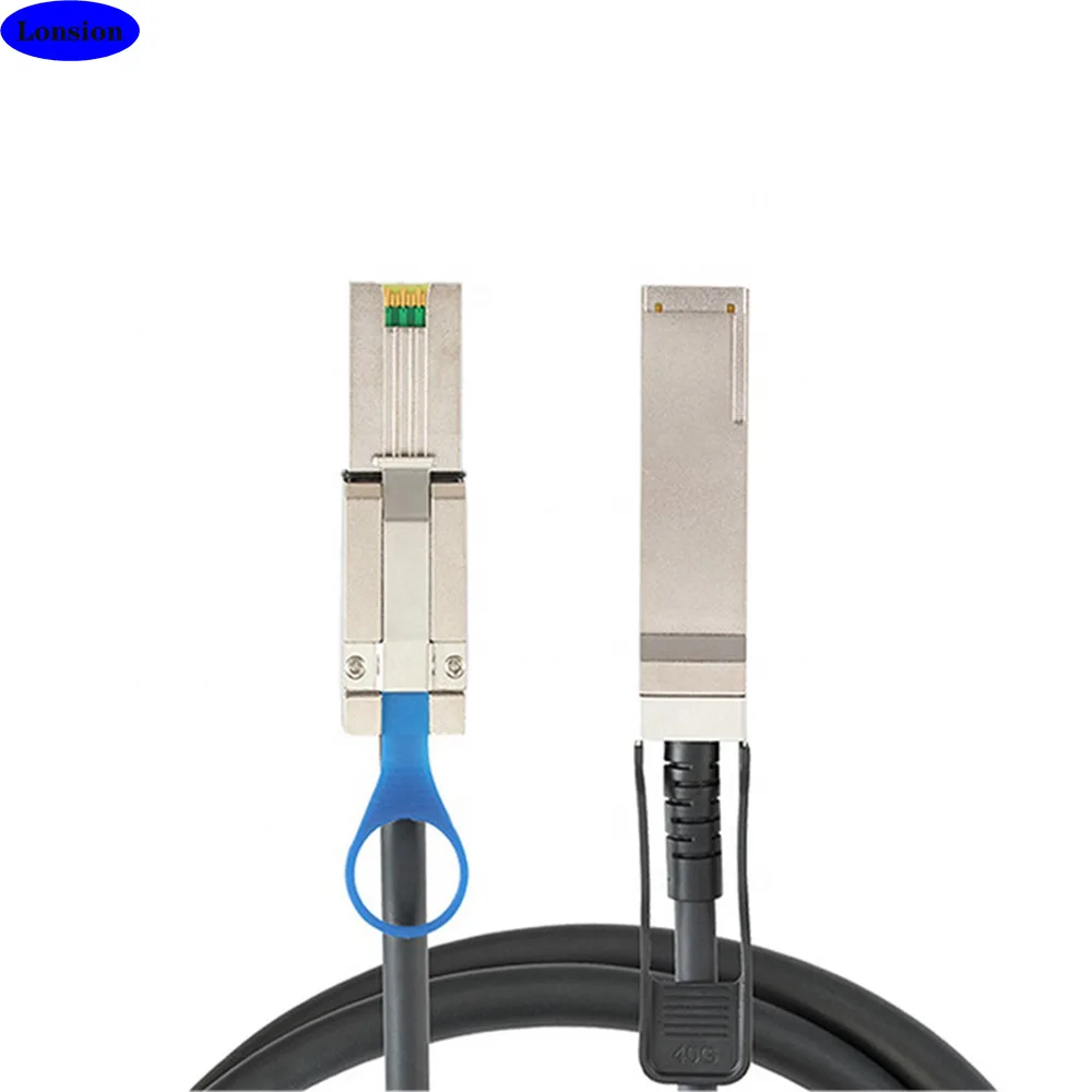 Qsfp 40g Sff8436 To Mini Sas Hd Sff8088 Adapter Cablefor Ds4243 And