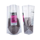 Printed Food Custom Printed Food Grade Clear Front Stand Up Snack Packaging Doypack With Zipper