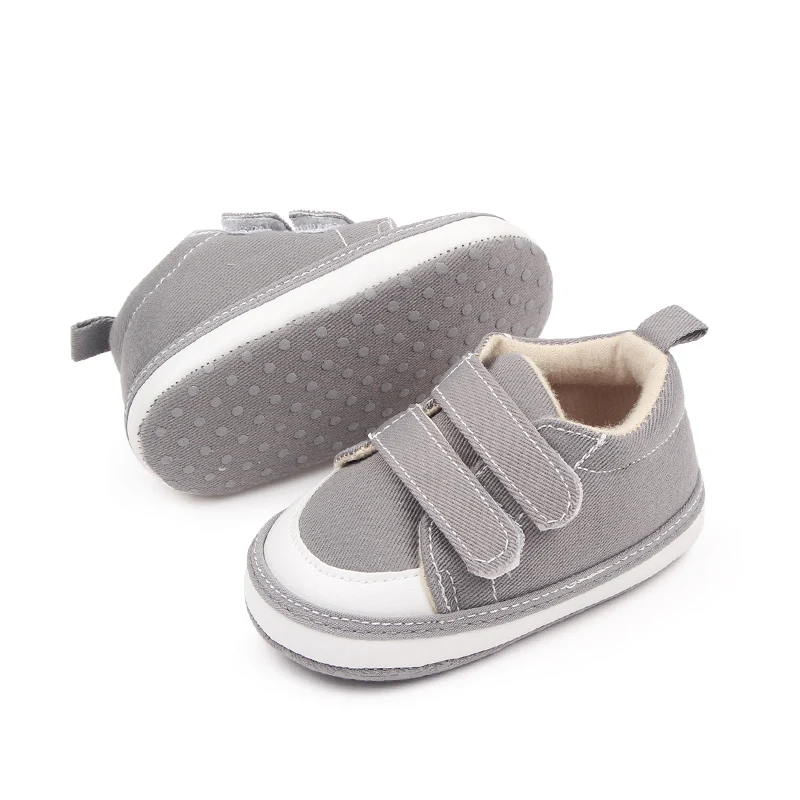 Spring and Autumn New 0-1 Year Old Baby Double Strap with Soft Sole Non-slip Baby Toddler Shoes supplier