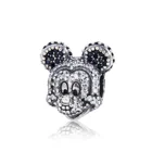 Charm Dandora Mickey Mouse Charm 925 Sterling Silver Zircon Bead Pendant Charm
