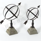 Table Beite 3D Round Iron Ball Table Top Decoration With The Arrow