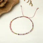 Gemstone Beads Fashion Mix Color Good Quality Gemstone Miyuki Seed Beads Handmade Clover Bracelet