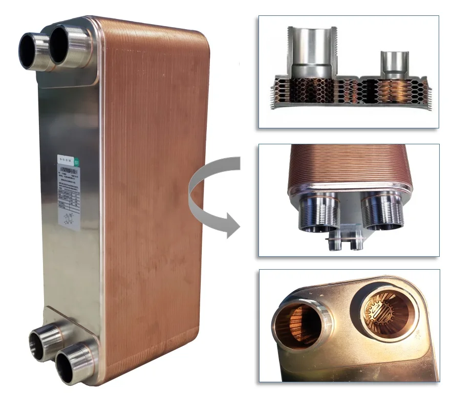 Plate Heat Exchanger, 220v, Copper - detail 22