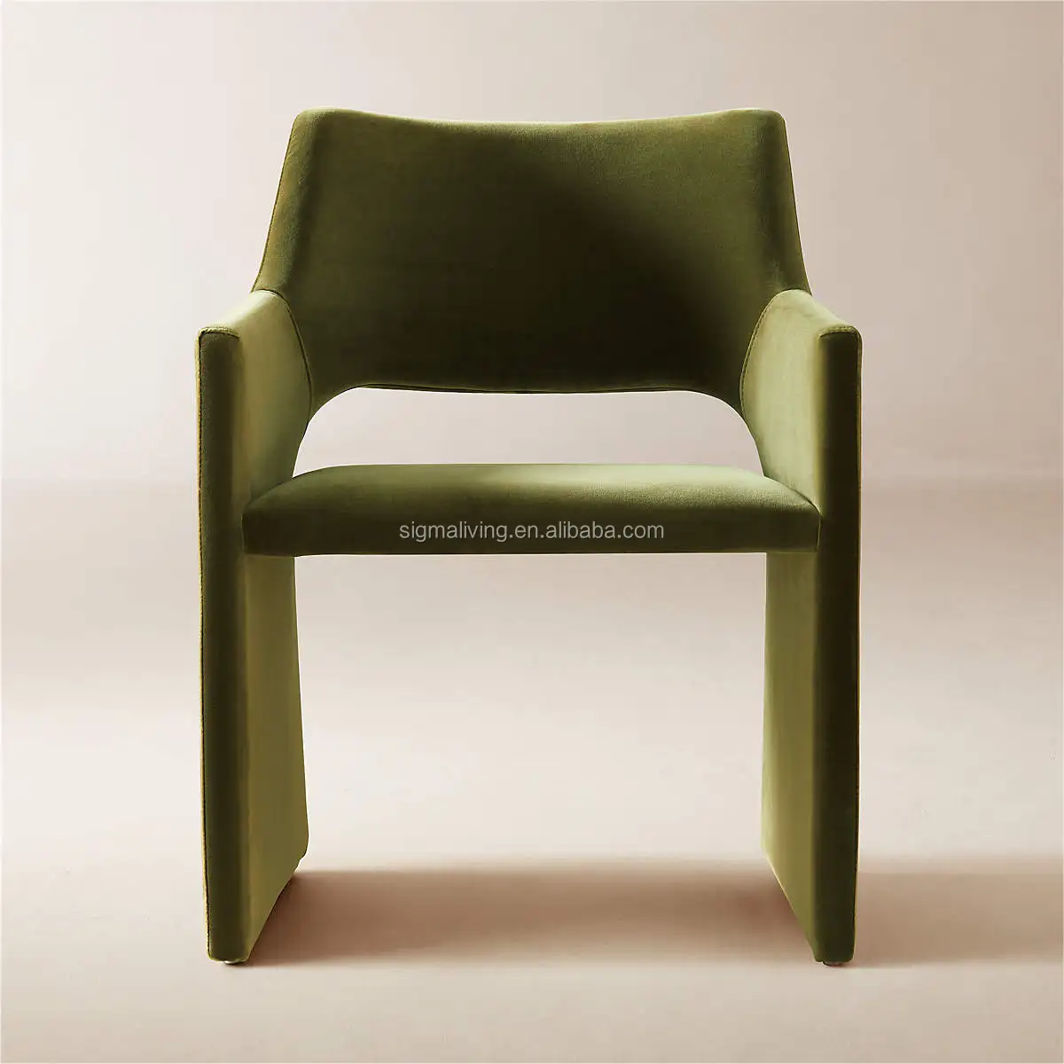 indoor table and chairs dining room furniture olive green velvet dining armchair