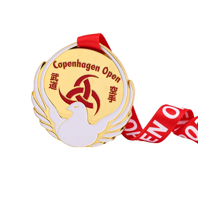 Custom 3D Gold Silver Bronze Zinc Alloy Metal Medalla Sport Medal Jiu Jitsu Judo Kung Fu Karate Taekwondo Medal details