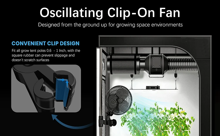 4.grow tent fan