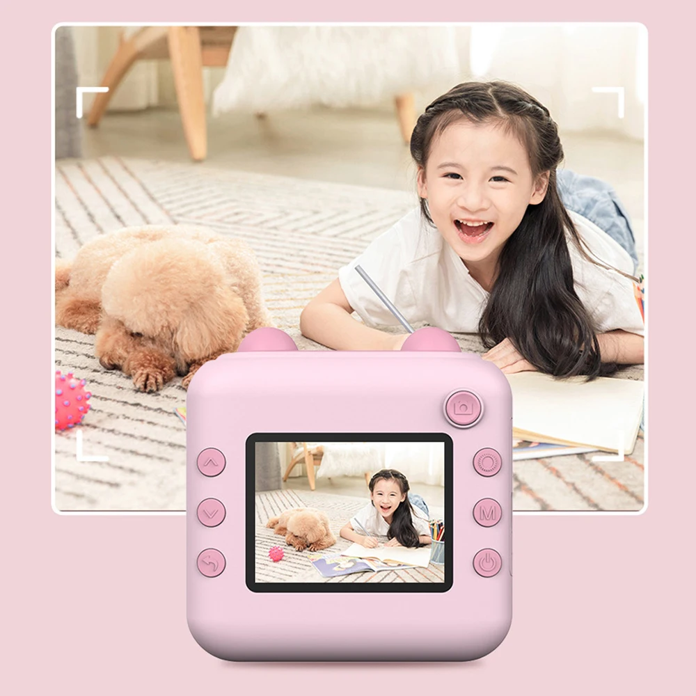 Factory Kids Camera Instant Printer Cameras Christmas BirthdayGifts for Kids Photo Paper Toddler Digital Camera