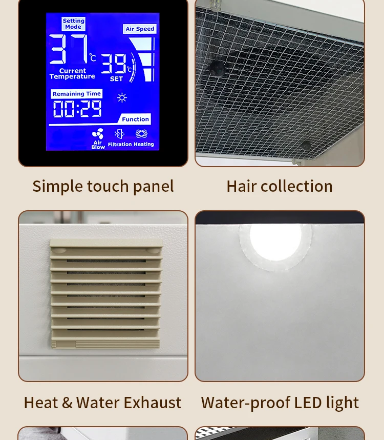 G7-S Stainless Steel Intelligent Pet Dryer Machine Small Pet Blower Direct China Factory for Cat Dog Hair Drying Grooming Tools