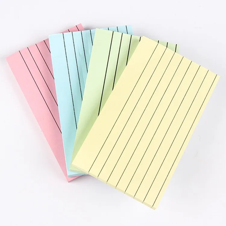 Customized Size Sticky Notes 50 Sheets Bright Ruled Post Sticky