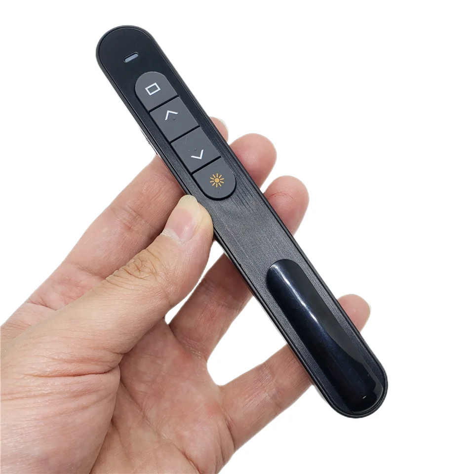 Volume Control PPT Presentation USB 2.4GHz PowerPoint Pointer Wireless Presenter Red Laser Page Turning Pen Remote Control Mouse