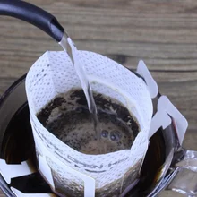 7.5*9 cm High quality disposable cup hanging ear Hot Water Pour Over Coffee Hand Drip Coffee Cup Filter Bag