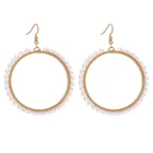 Hoop Earrings Earrings New 2021 Trendy Trendwomen Party Pearl Hoopbig Hoop Large Earrings Jewelry