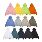 Wholesale Sweater Wholesale Loose Pullover Hoodie Solid Color Plush Hooded Sweater Customization