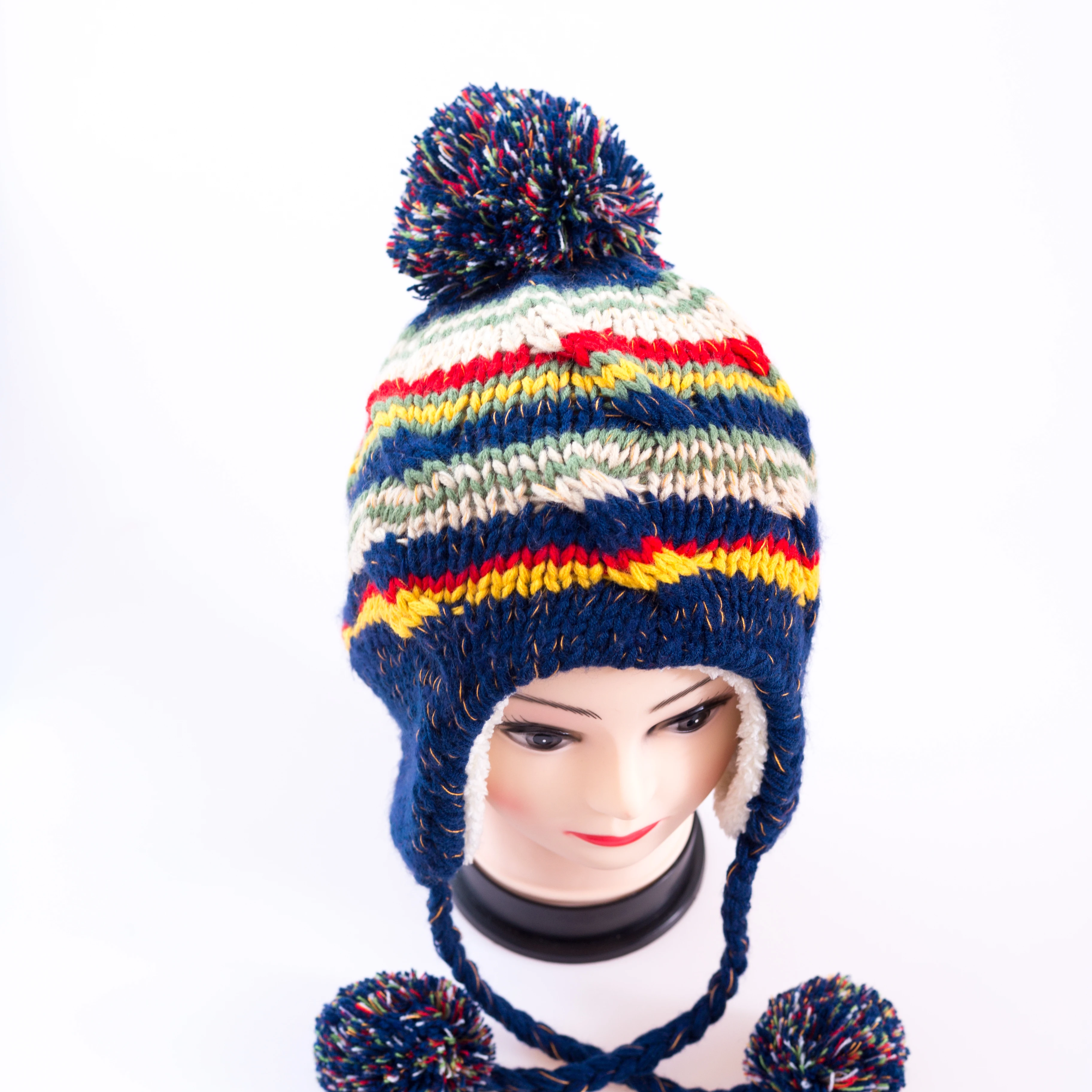 Winter Warm Knitted Multicolor Warm Hat 