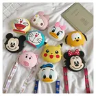Cute Fashion Mini Cute Cartoon Storage Bag Silicone Coin Purse Bag Key Box Female