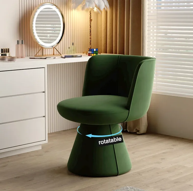 Cream Style Single Sofa Living Room Lounge Area Meeting Guests to Discuss Nail Salon Bedroom Dresser Can Rotate Sofa Chair Ha24e09c810ce48829e732ec11c2c366bc