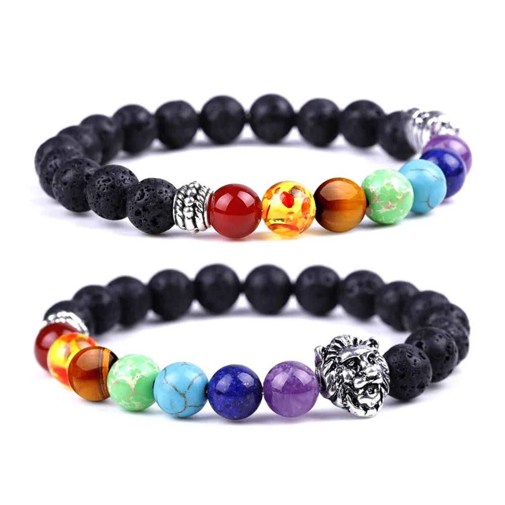 Buy 7 Chakra Lava Rock Stone Diffuser 