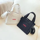 Cheap Handbag Factory Direct Sale Fashion Cheap Price Leather Handle Canvas Handbag Women Tote Bag Customized Design Logo