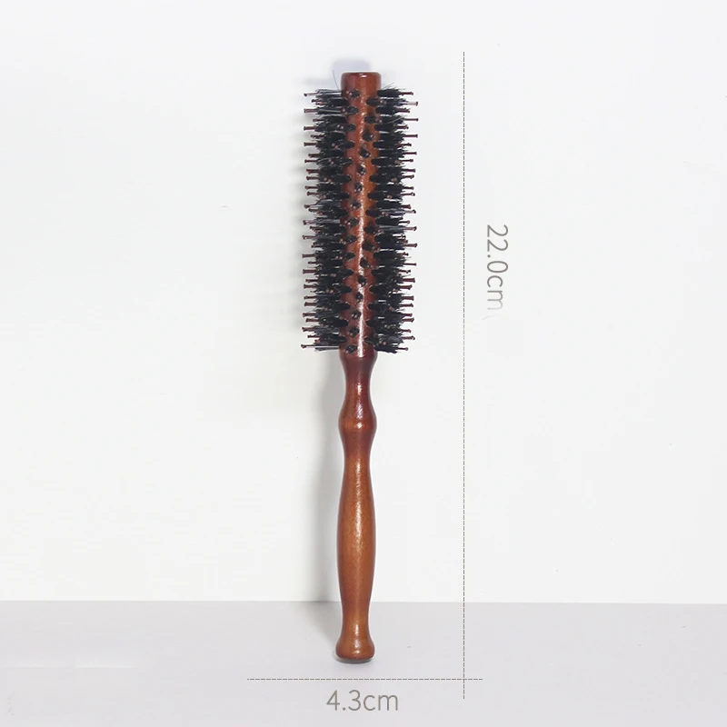 Custom Logo Hot Design Hair Comb Wood Comb Hair Hairdressing Inner Buckle Cylinder Comb
