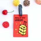 Soft Luggage Tag Wholesale Personalized Soft Rubber PVC Custom Luggage Tag