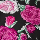 Fabric Rose TDJ1659M-L Wholesale High Quality Fabric Rose Flowers Metallic Polyester Jacquard Woman Dress Fabric