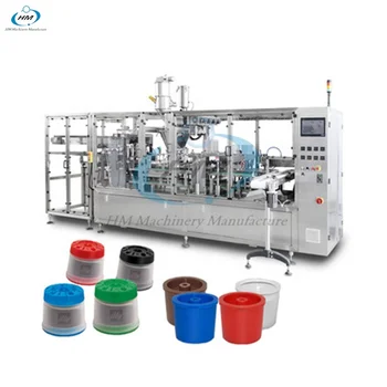high speed fully white cup capsule filling sealing machine for kcup capsule