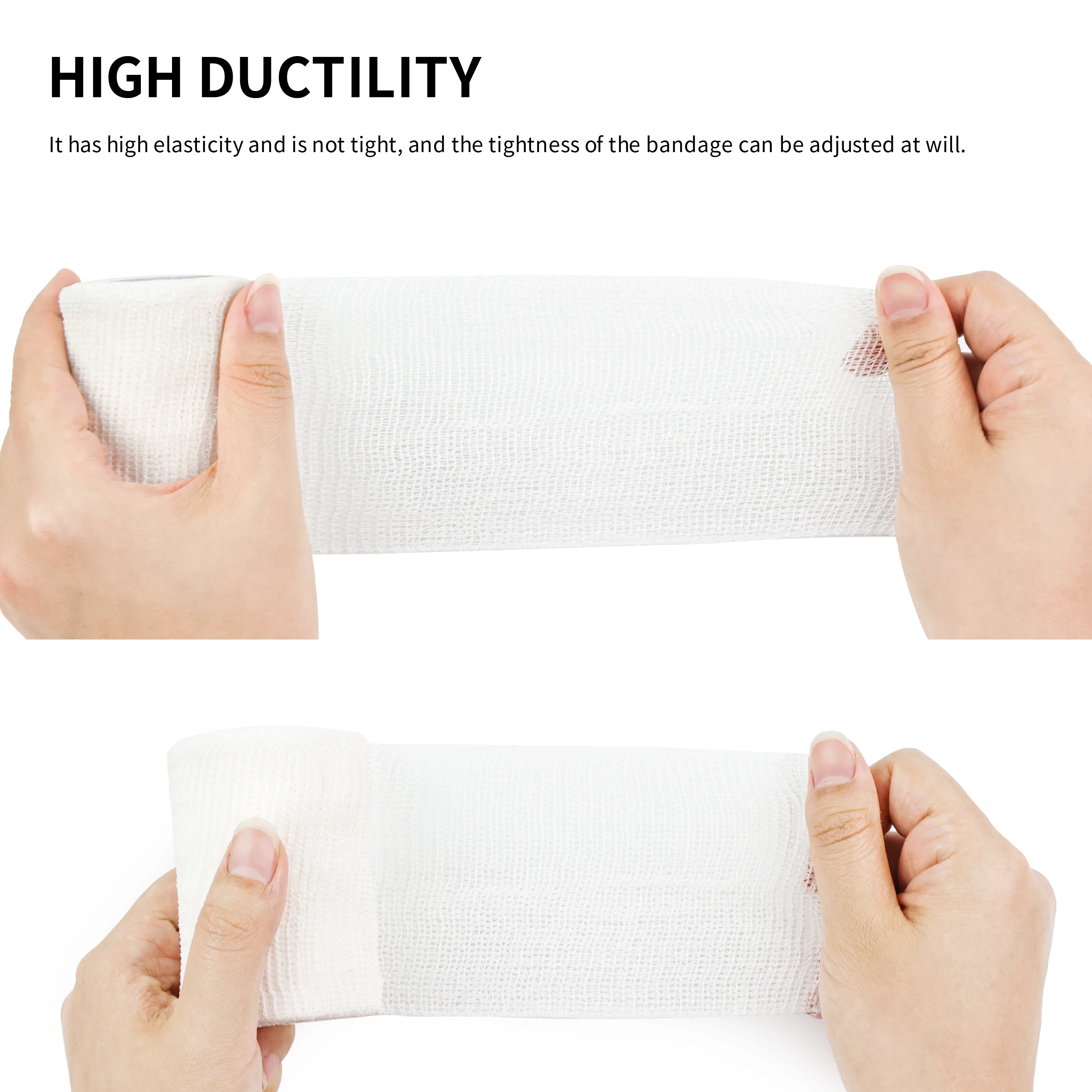 Sterile Medical Conforming Gauze Roll Bandage Elastic Pbt Gauze Bandage