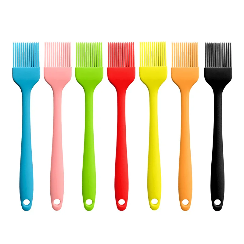 USSE Kitchen Eco-friendly Non-Stick Durable Heat-Resistant Silicone Basting Pastry Brush Metal Handle Korean Style for BBQ manufacture