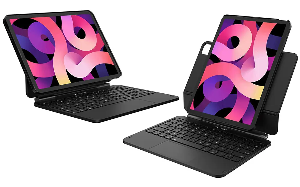 product detachable magnetic versatile keyboard folio case portrait landscape 6 rows keys for ipad air 11 pro 13 2025 usb c fast charging-9