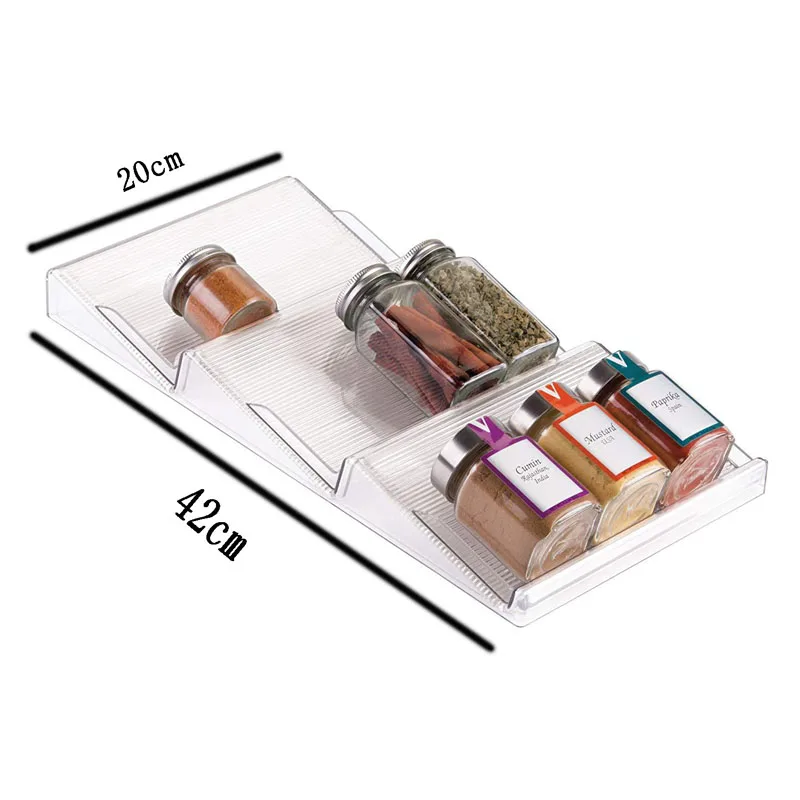 Eco Friendly organizer spice bottles holder stand spice jar set spice jar holder