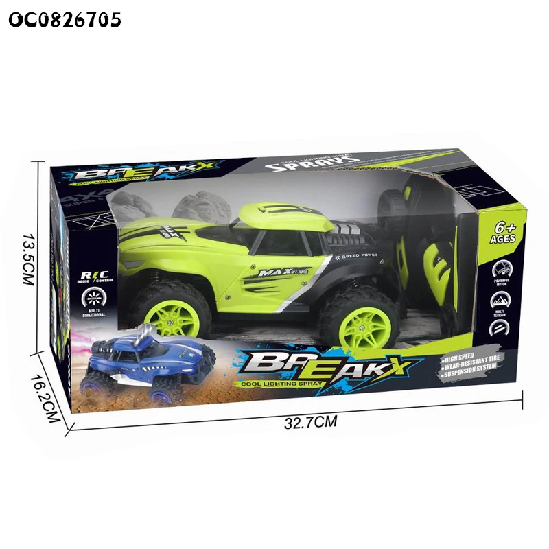 Kids toys age 6 2.4g 6 channel rc remote control stunt car off-road speed toys