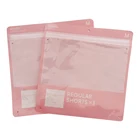 Reuseful Customized Clear PVC Bikini Clothes Packaging Cosmetic Zipper Bag / Pouch With Zip Lock