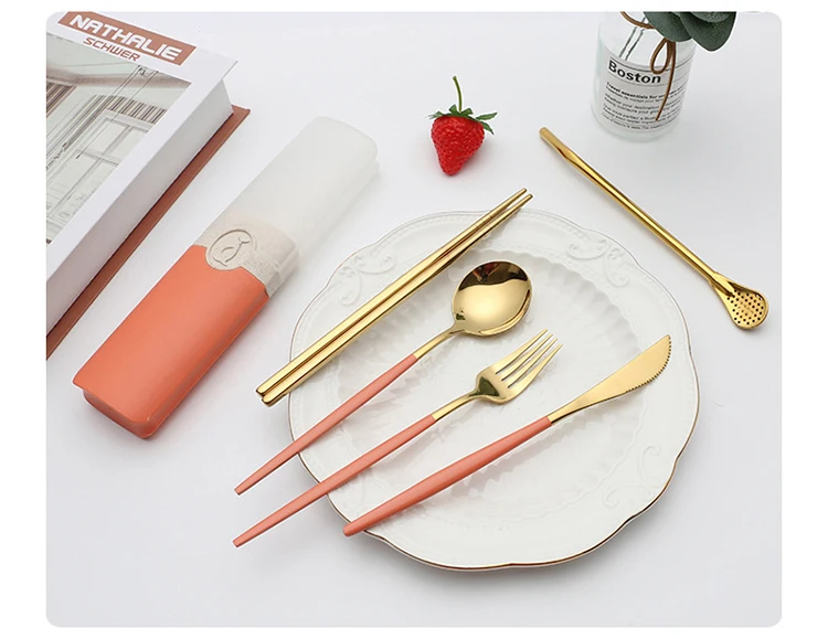 New Kitchen Tools And Gadgets Best Sellers Wheat Straw Cutlery Portable