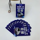 Set Playing Cards Set Poker Card Games Gamble Paper Plastic Printed Playing Cards Set High Quality