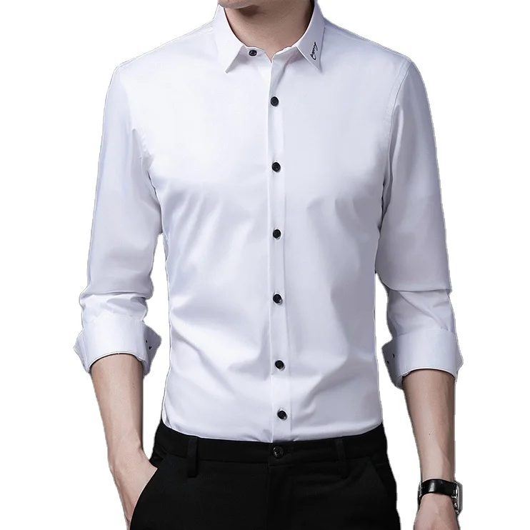 Buy Embroidery Logo Long Sleeve Shirt 