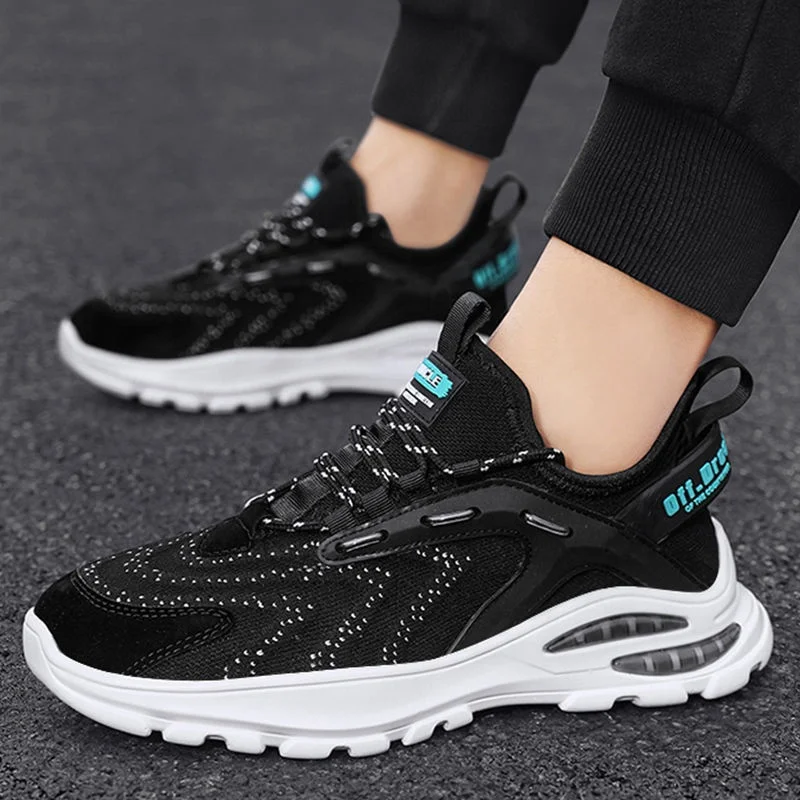 Men's Sport Casual Shoes Fly Woven Breathable Colorful Trendy Running sneakers