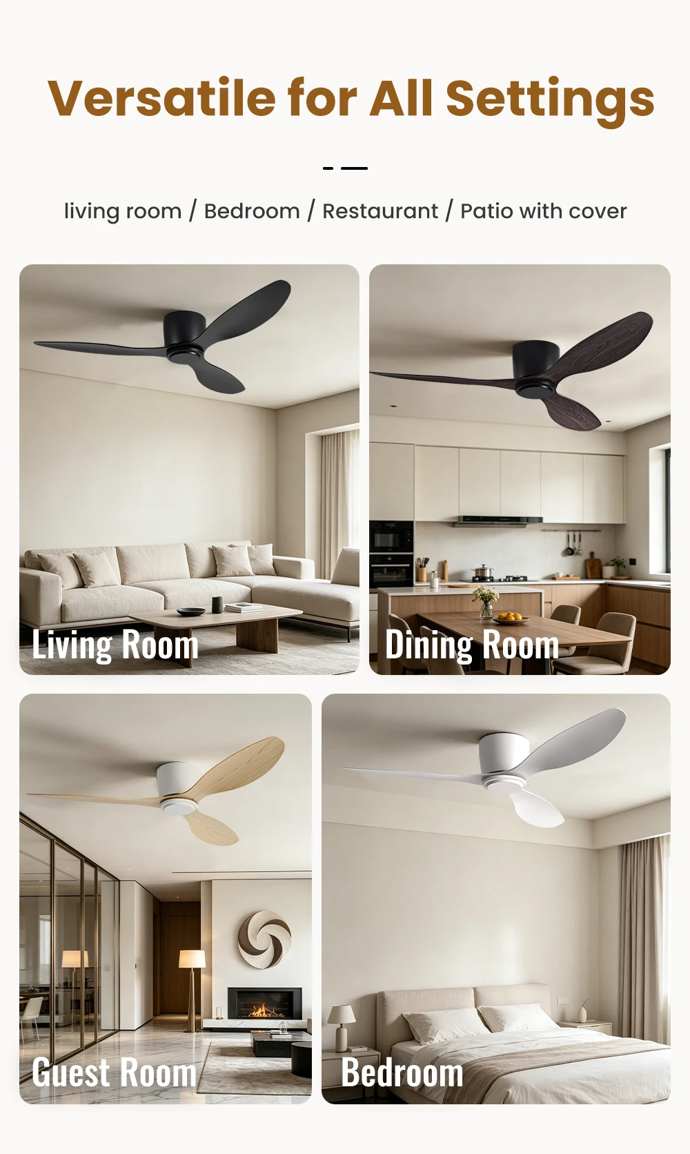 Ceiling Fan, BLDC, 30W, abs - detail 18