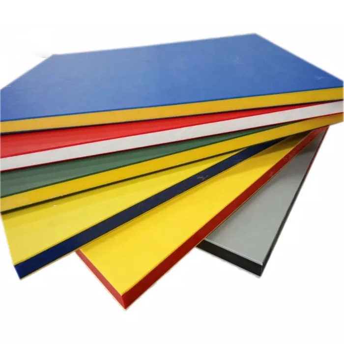 Hdpe Sheet Fabrication Sandwich Layer Hdpe Double Color Plastic