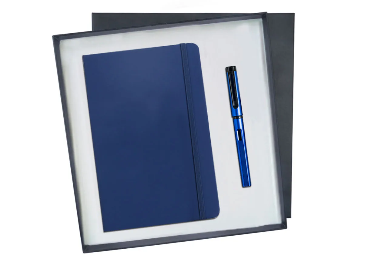luxury corporate gel pen and notebook business gift sets custom