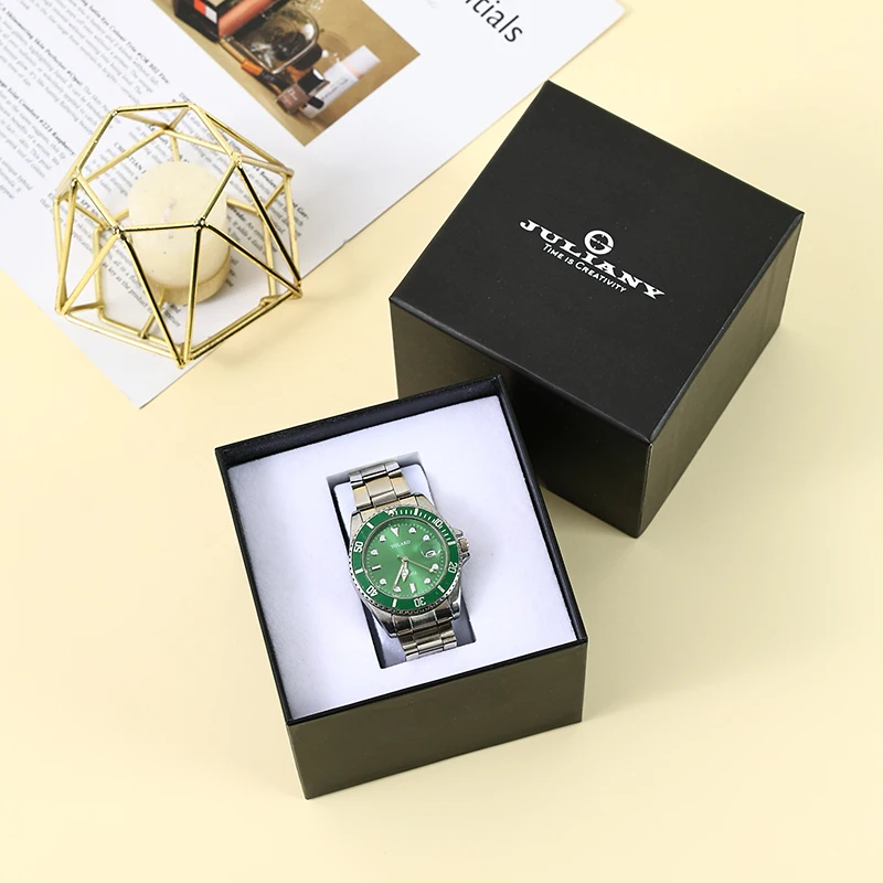 product becan eco friendly rectangle watch box jewelry organize fashion business gift boxes luxury black bracelet holder watch box-4