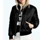 Autumn Jacket Autumn 2021 Autumn And Winter New Solid Color Short Fashion Zipper Outer Tower Jacket Women