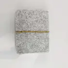 Gray Case Wholesale Promotion Ziplock Gray Color Felt Pen Pouch Pencil Case