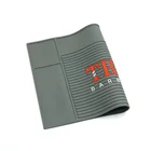 Hair Salon 2021 Customs Color And Logo Hair Salon PVC Rubber Table Mat For Hair Barber Tools