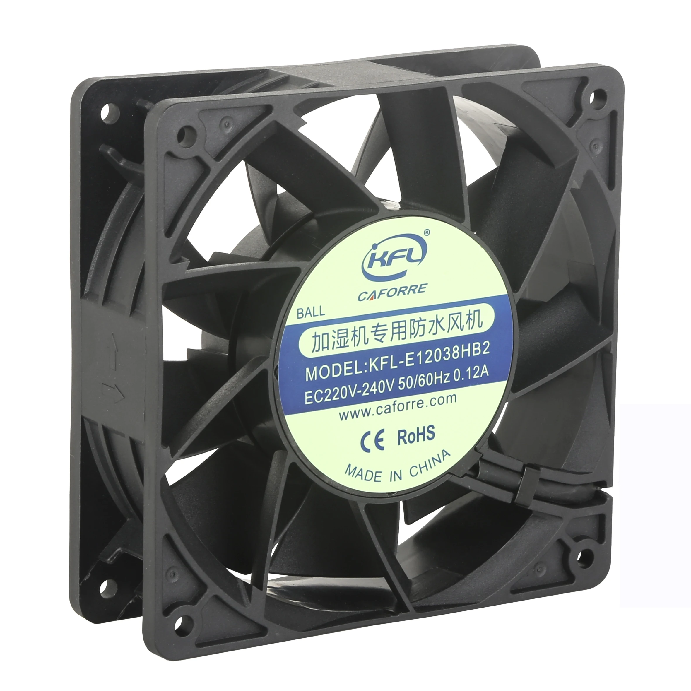 Axial Cooling Fan, IP68, IP54, 120x120x38mm, Waterproof - detail 2