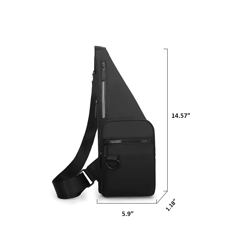 Promotional Customized 600D Oxford Fabric Cross Body Sling Bag